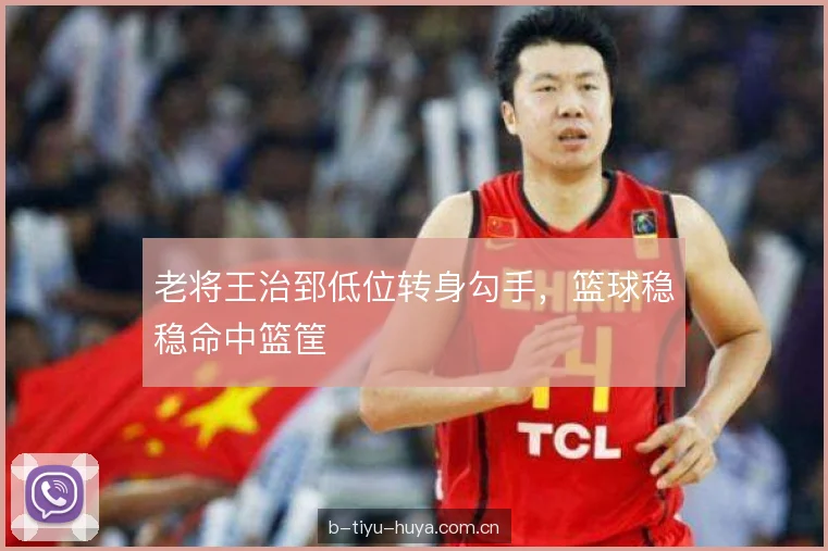 老将王治郅低位转身勾手，篮球稳稳命中篮筐
